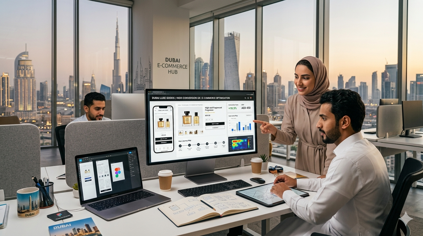 E-commerce UX Dubai - Analyzing cart abandonment rates and conversion funnels